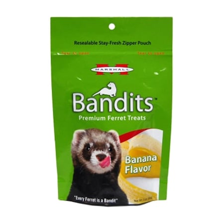 Bandit Ferret Treats Banana - 3 Oz.